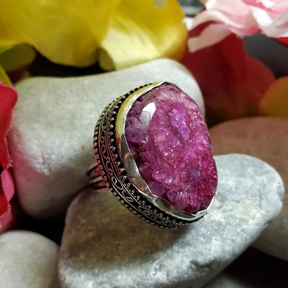 Jewelry - ❤ RED SOLAR QUARTZ RING - Improves connection to spirit & harmony